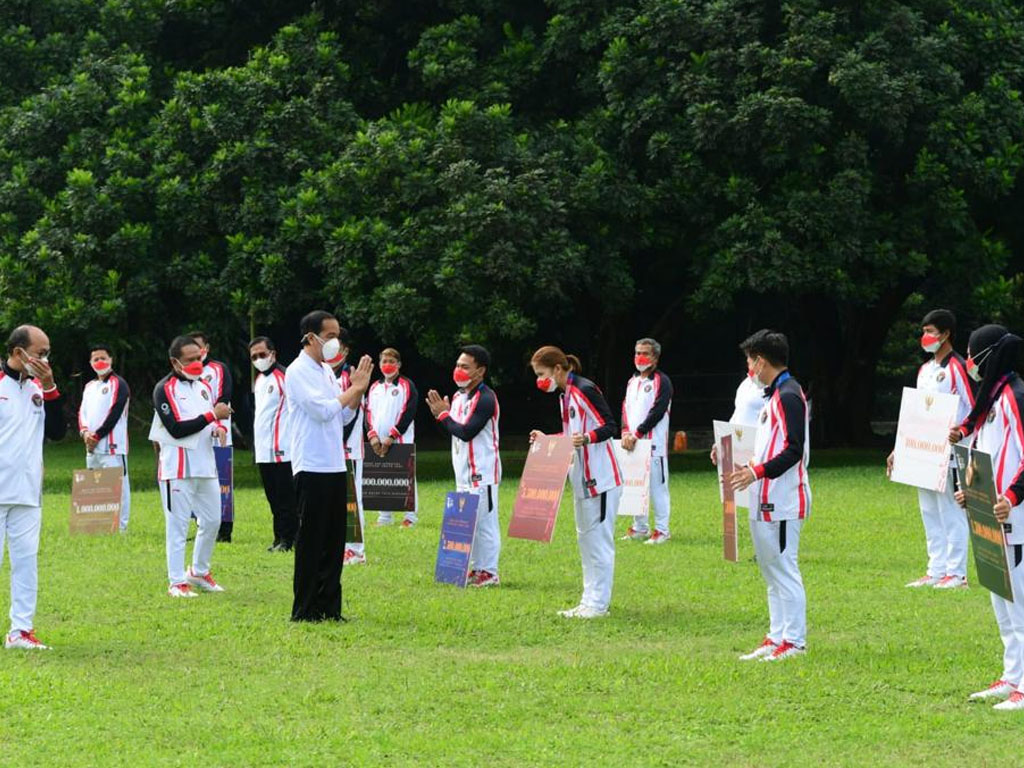 jokowi dan atlet olimpiade