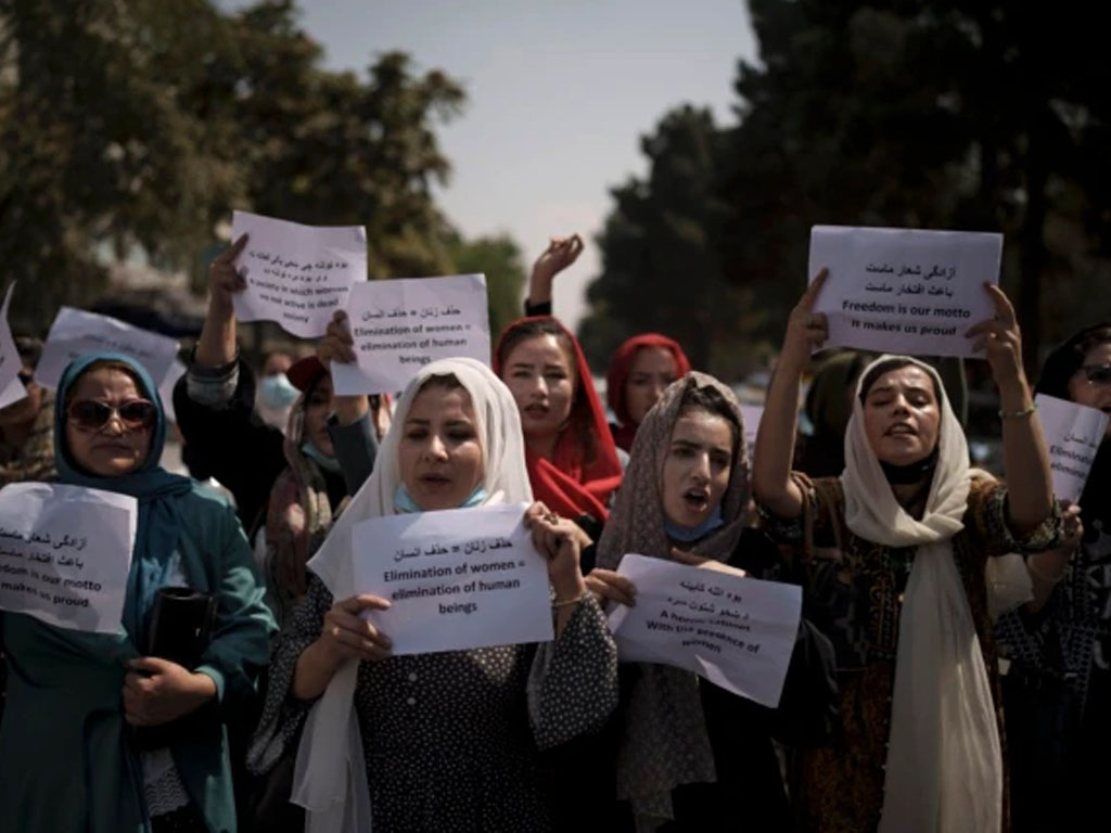 demo perempuan afghanistan