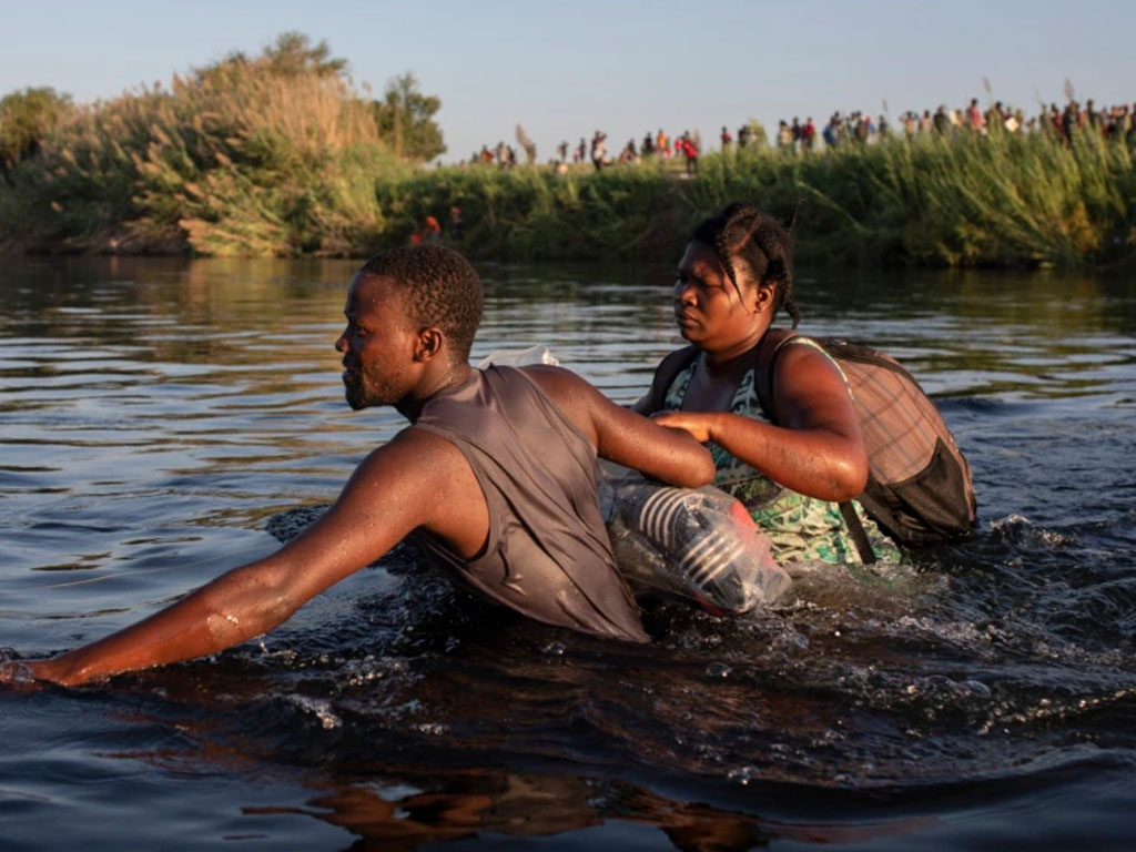 imigran haiti lari ke meksiko