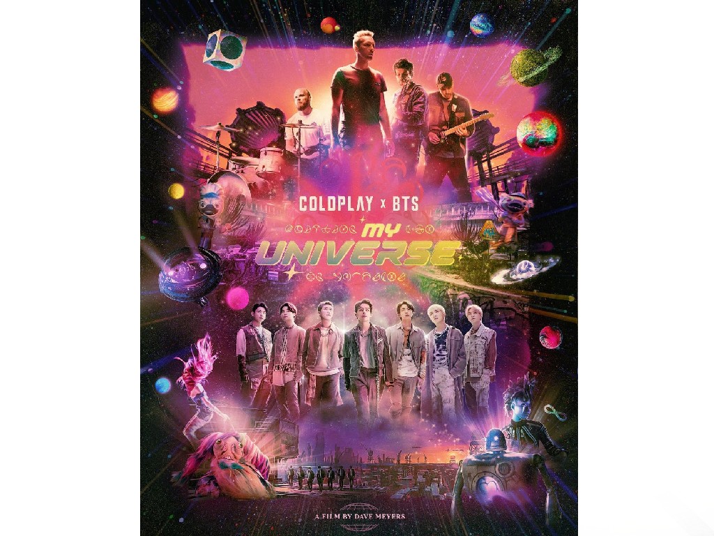 Poster Coldplay X BTS