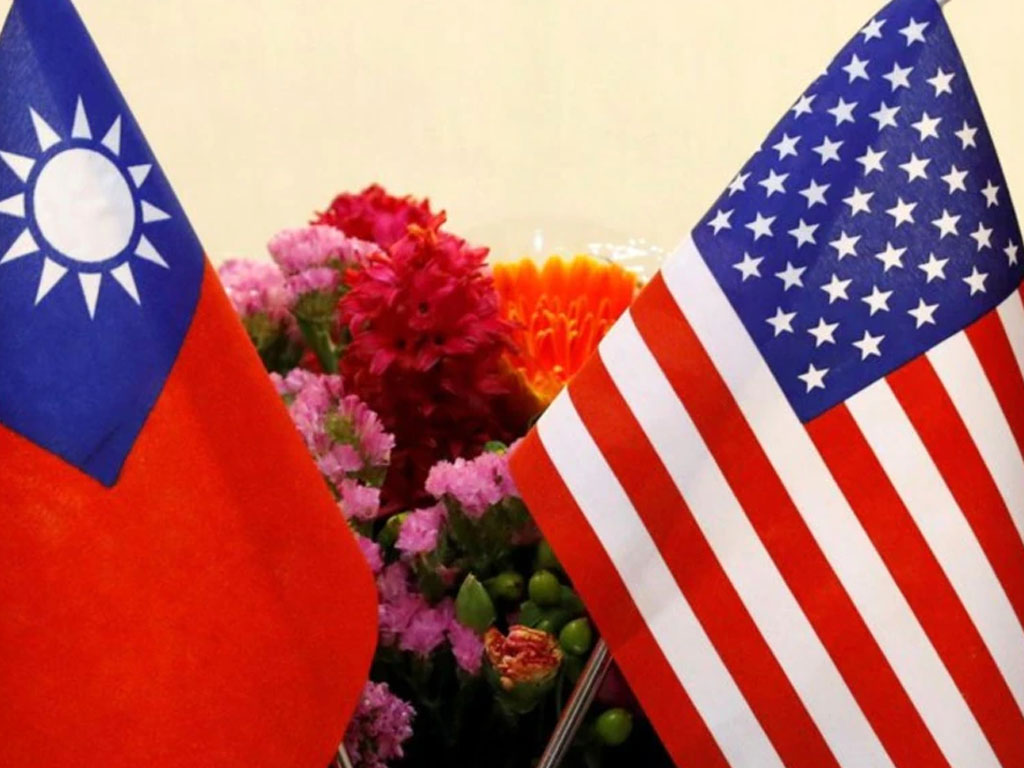 bendera taiwan dan amerika