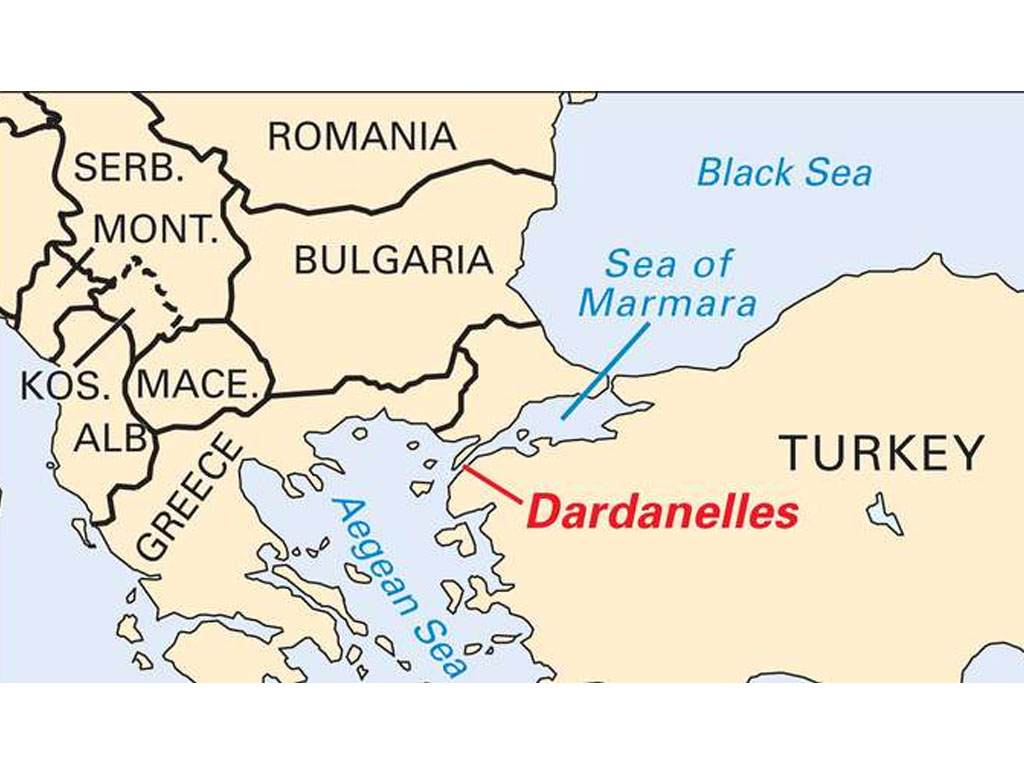 letak selat dardanelles