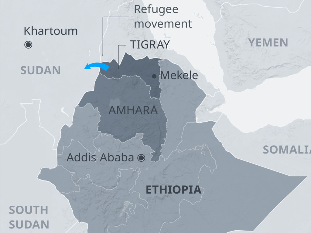 Arus pengungsi dari Tigray