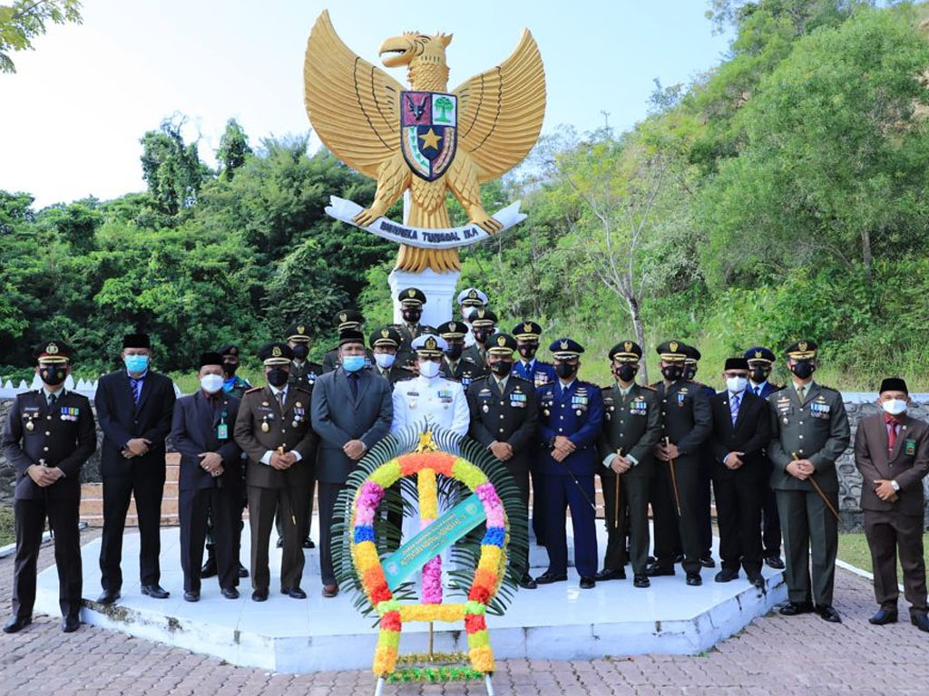 tni dan muspika di tmp lhokseumawe