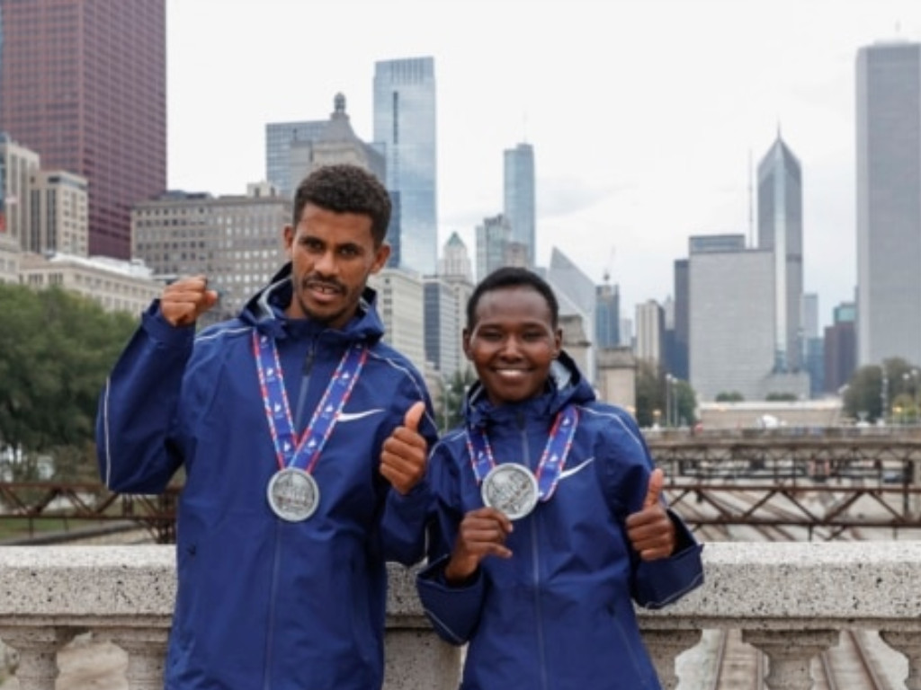 pemenang putra dan putri maraton chicago