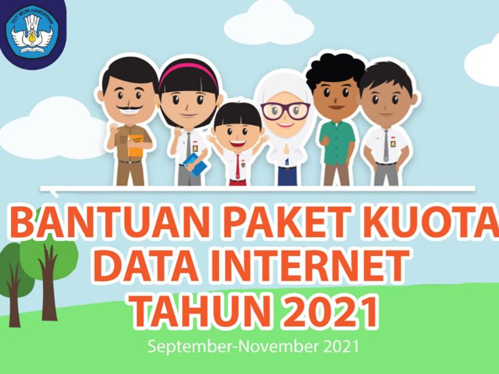 ilustrasi bantuan kuota internet pelajar