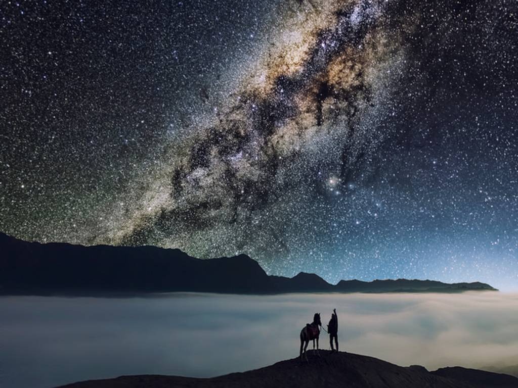 Milky Way Gunung Bromo