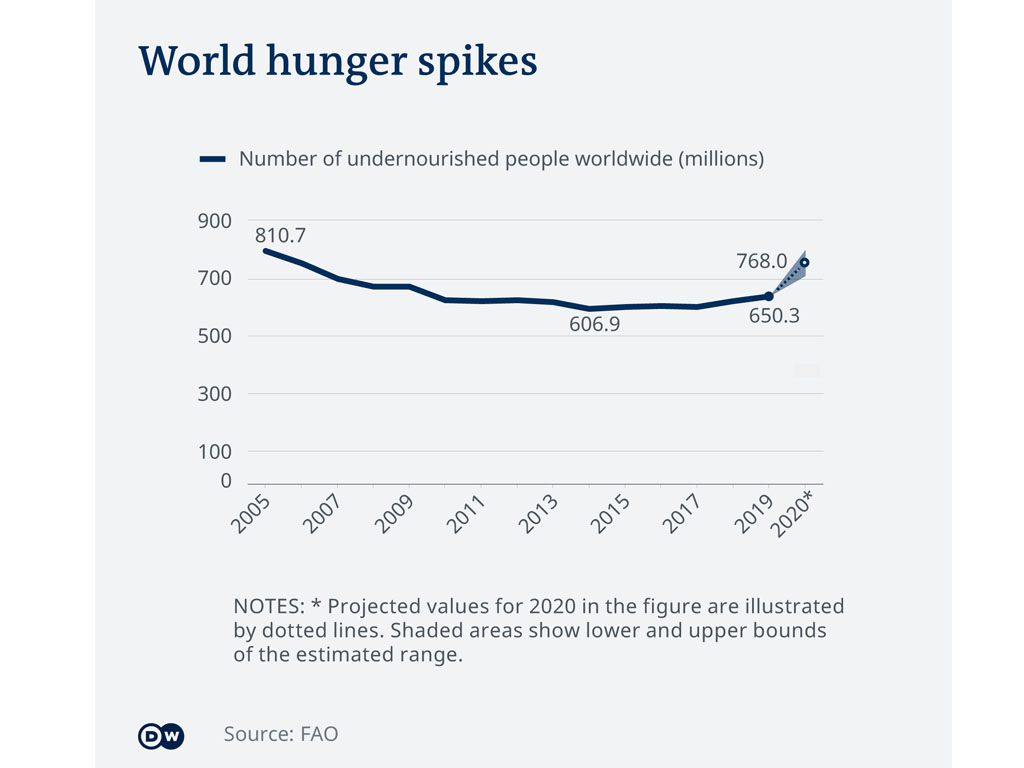 grafik kelaparan dunia