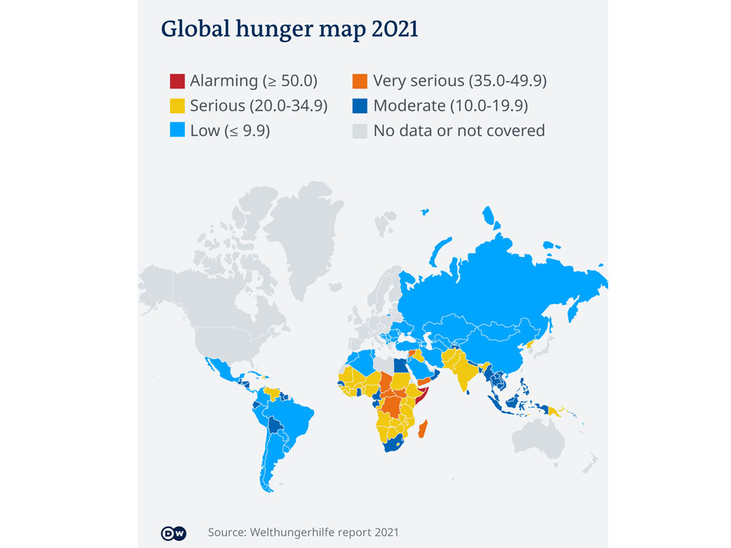 peta kelaparan dunia