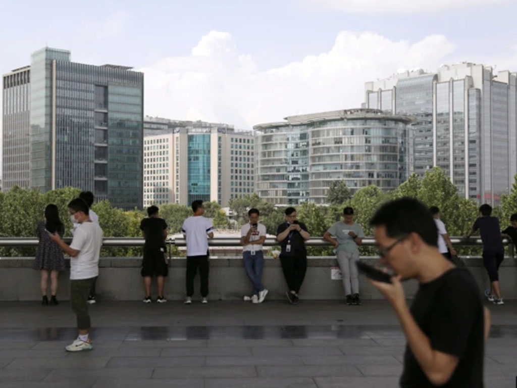 suasana di pusat teknologi china