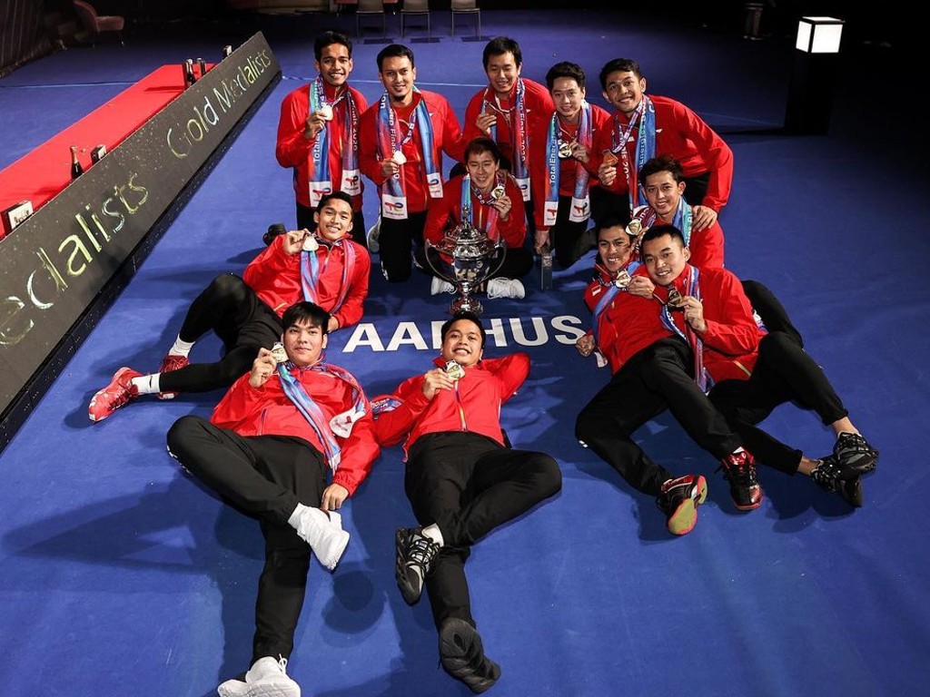 Atlet bulu tangkis Indonesia di Thomas Cup 2020