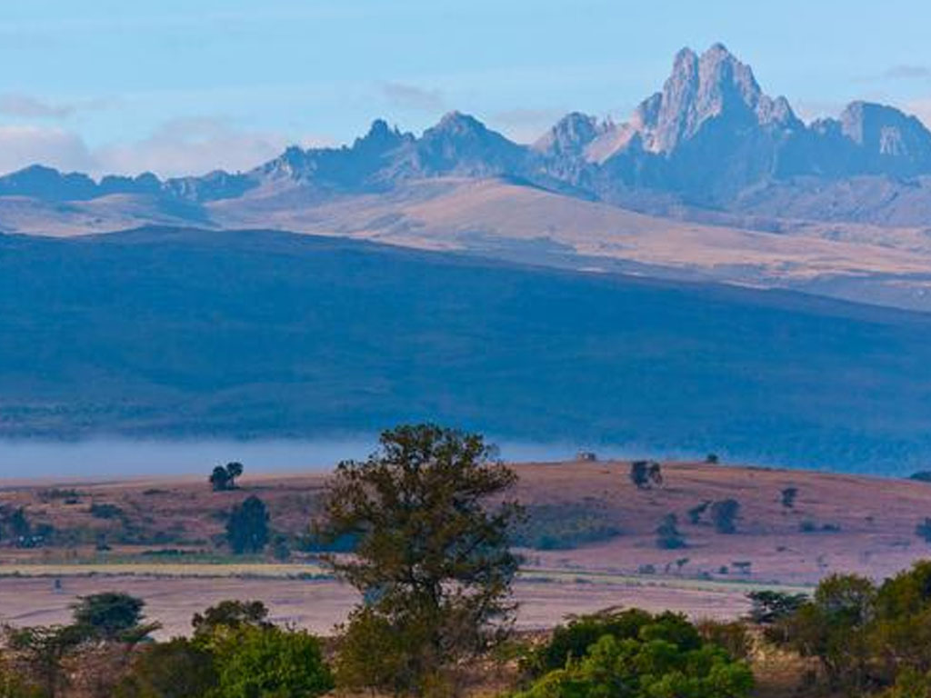 Mount Kenya di Afrika