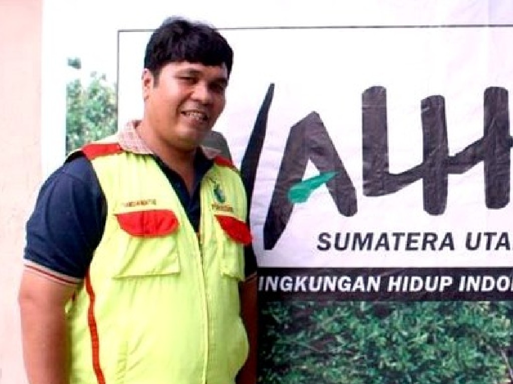 Pegiat lingkungan asal Sumatera Utara, Hanson Munthe