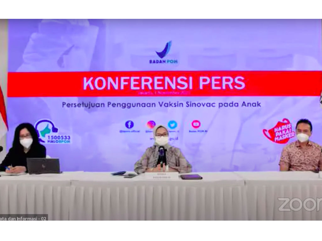 konpres sinovac untuk anak