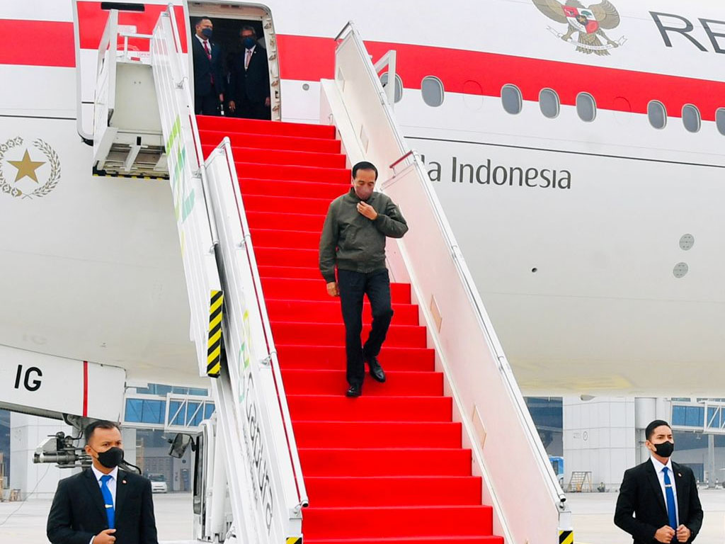 jokowi tiba di tanah air