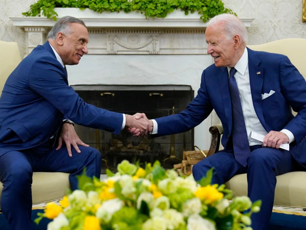 biden dan pm iran di gedung putih