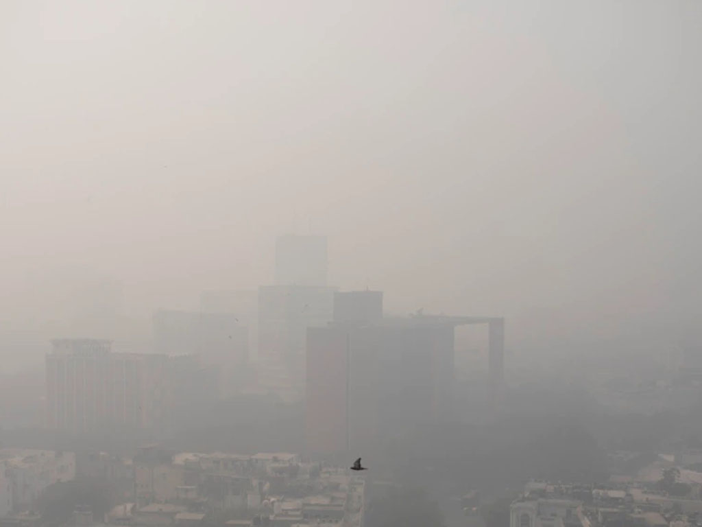 kabut asap di new delhi