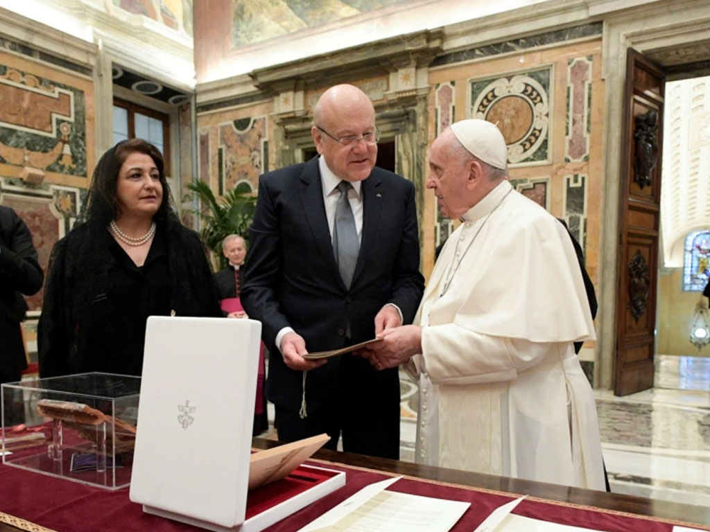 paus dan pm lebanon