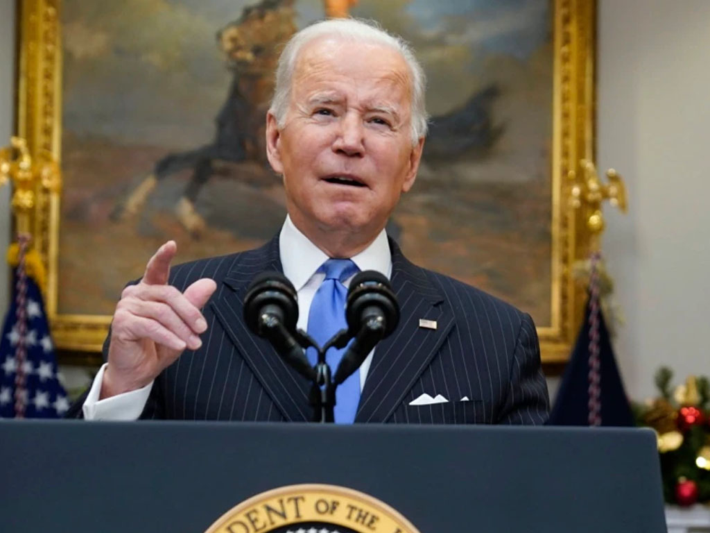 Presiden AS Joe Biden di gedung putih