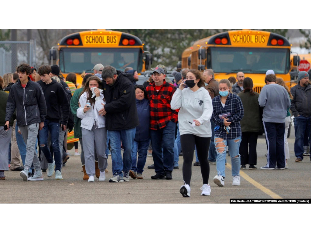 penembakan di sma michigan