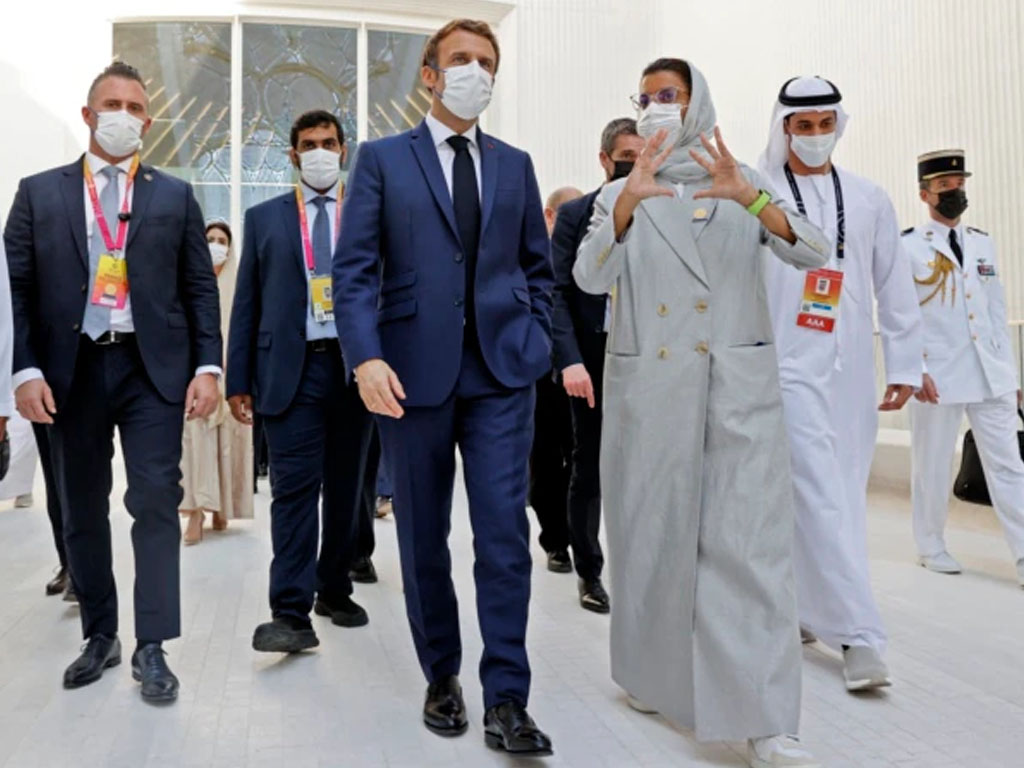 macron dan menteri abu dhabi