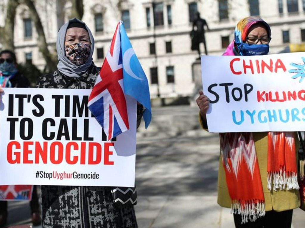 demo uighur di londom