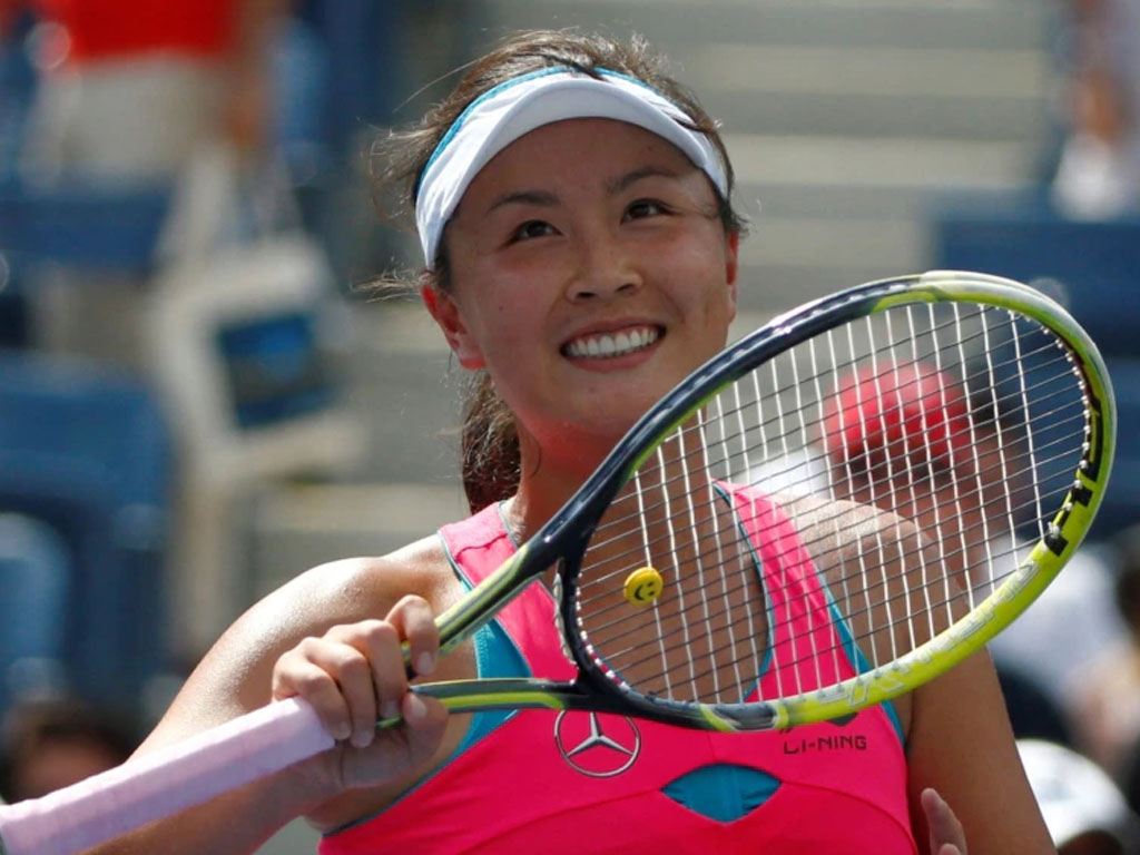 peng shuai di as terbuka