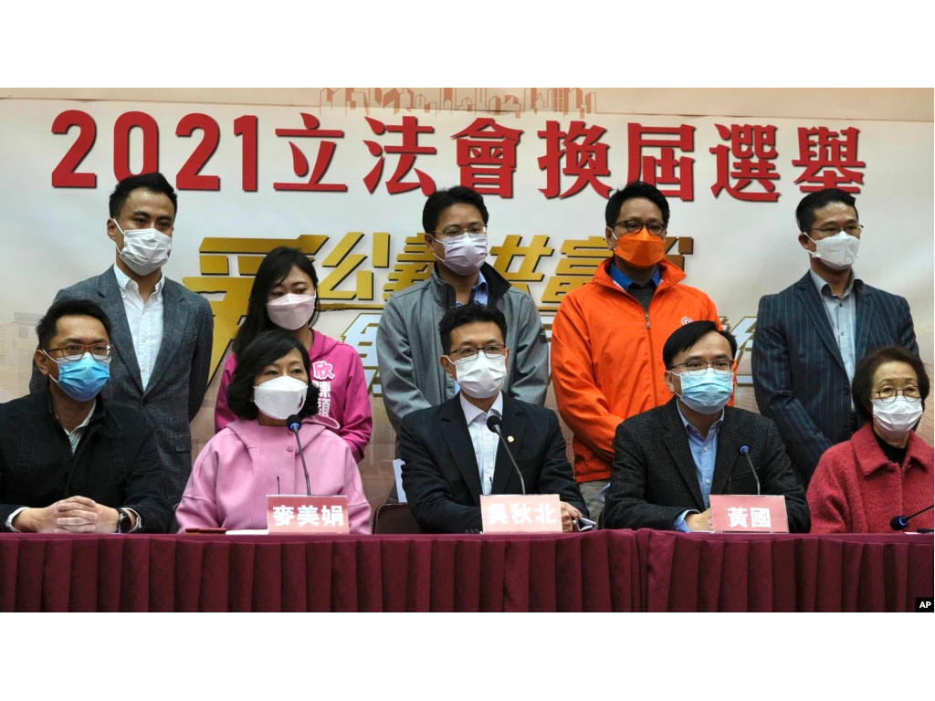 caleg hong kong pro beijing