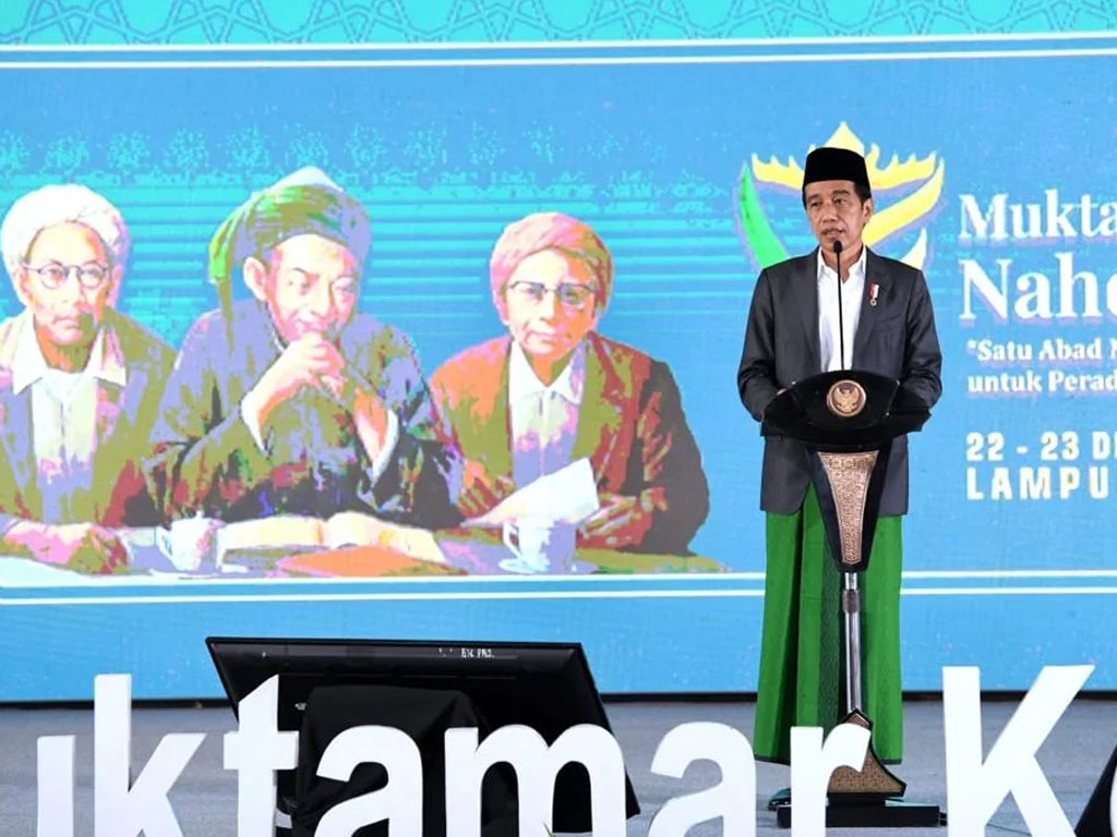 jokowi buka muktamar nu di lampung