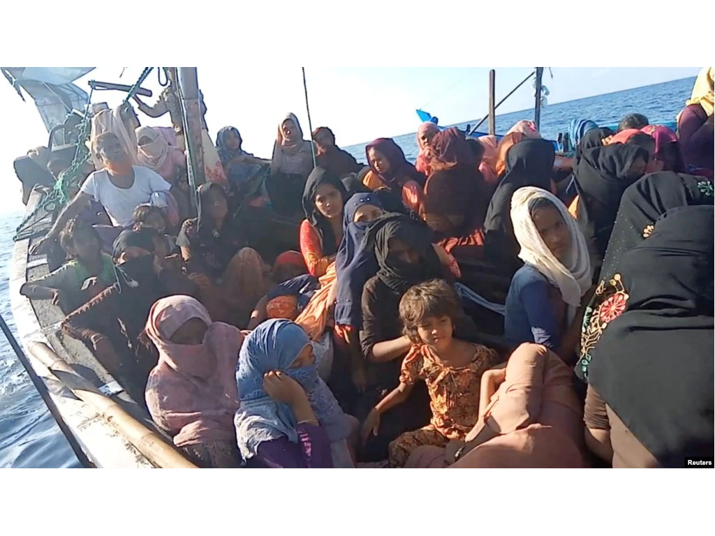 perahu pengungsi rohingya terdampar di Bireun