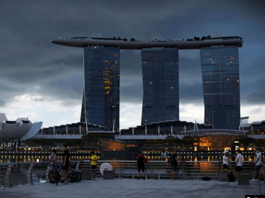 Merlion Park di Singapura