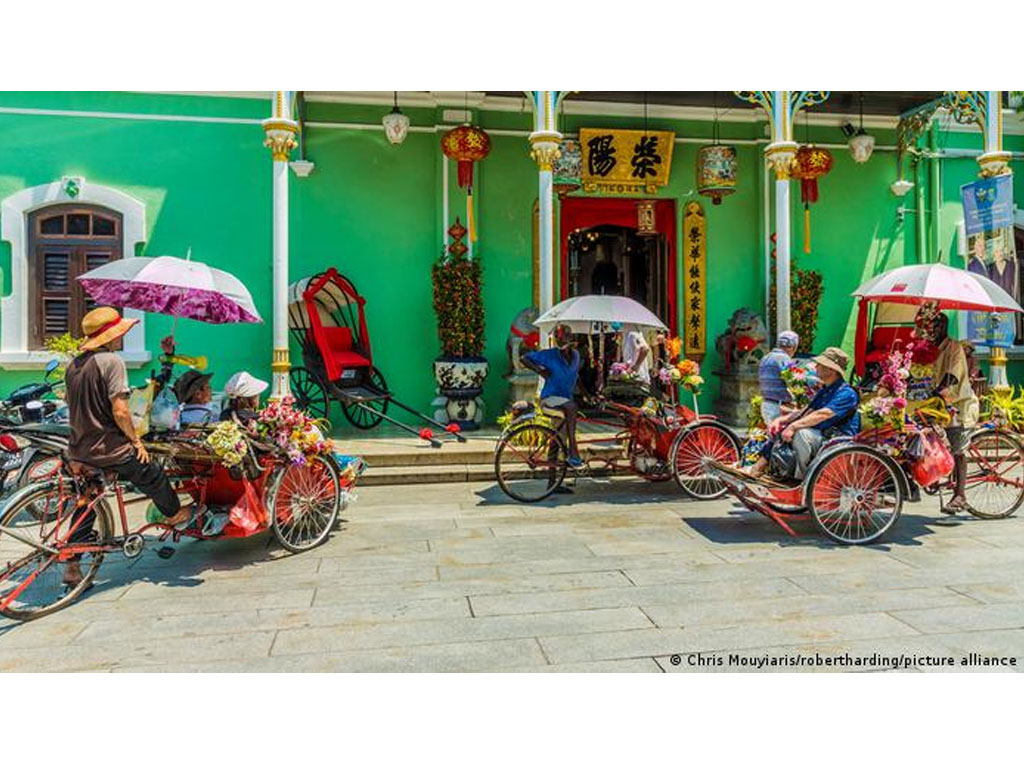 Turis di George Town Pulau Penang Malaysia