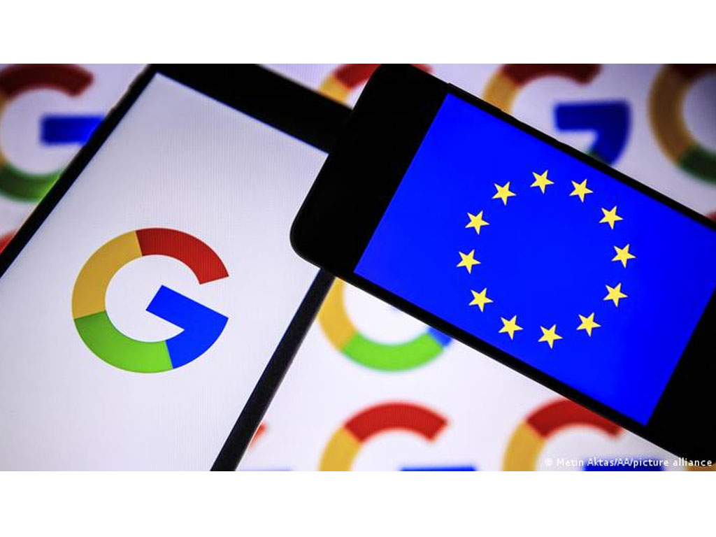 Logo Google dan Uni Eropa