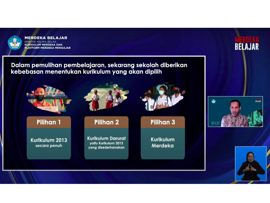 peluncuran Kurikulum Merdeka dan Platform Merdeka Mengajar