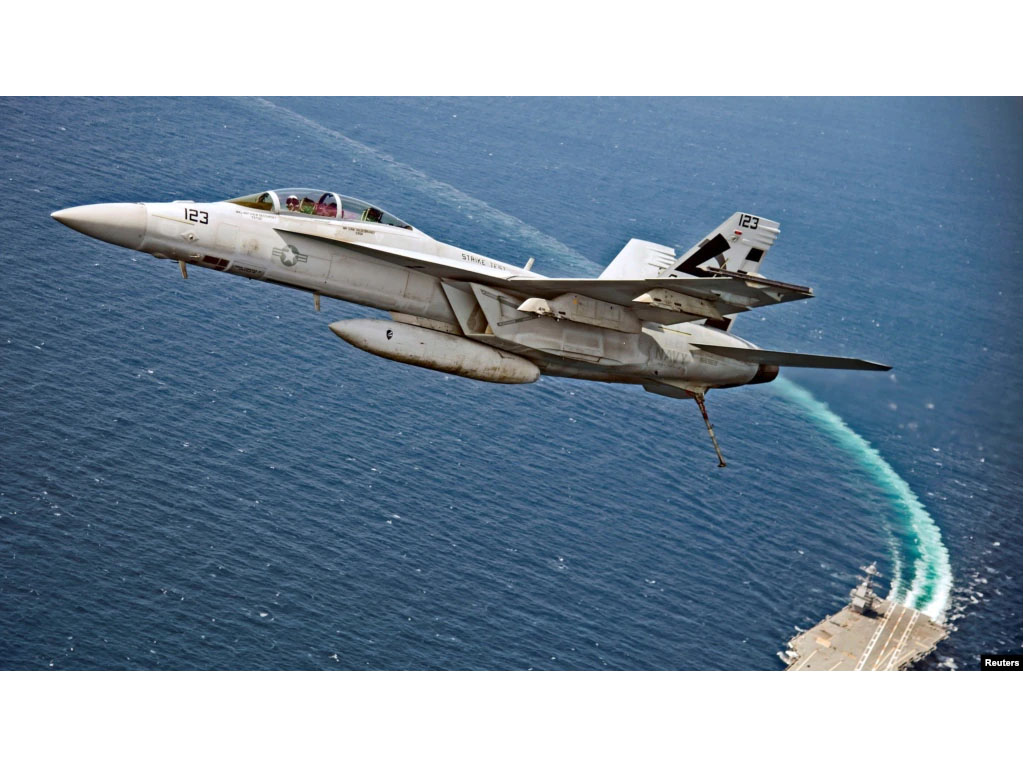 Sebuah jet FA-18F Super Hornet