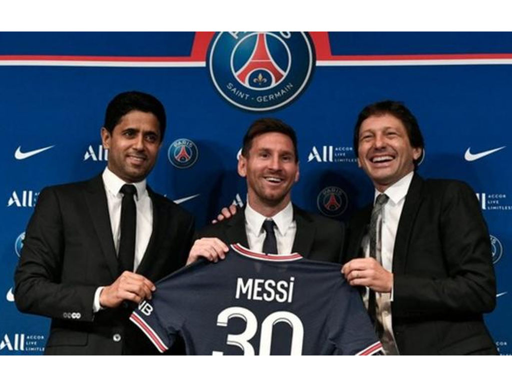 psg dan messi