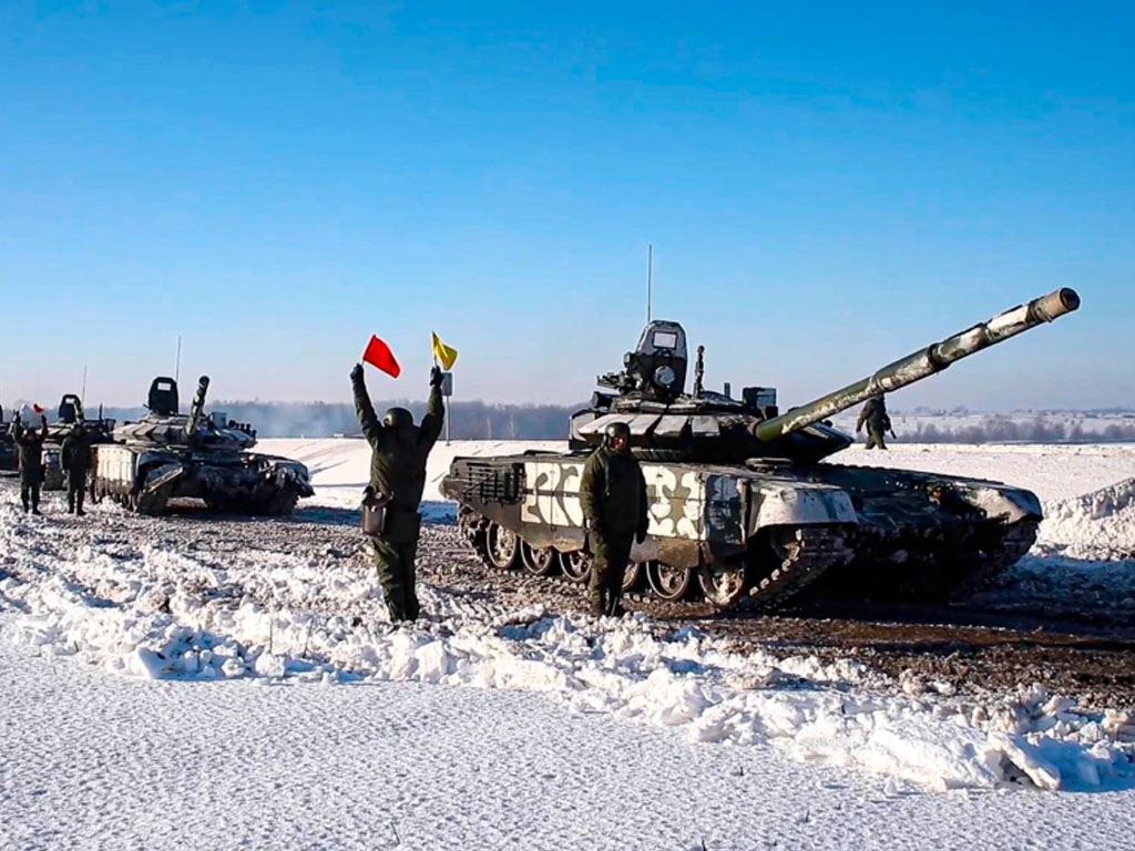 tank rusia latihan militer