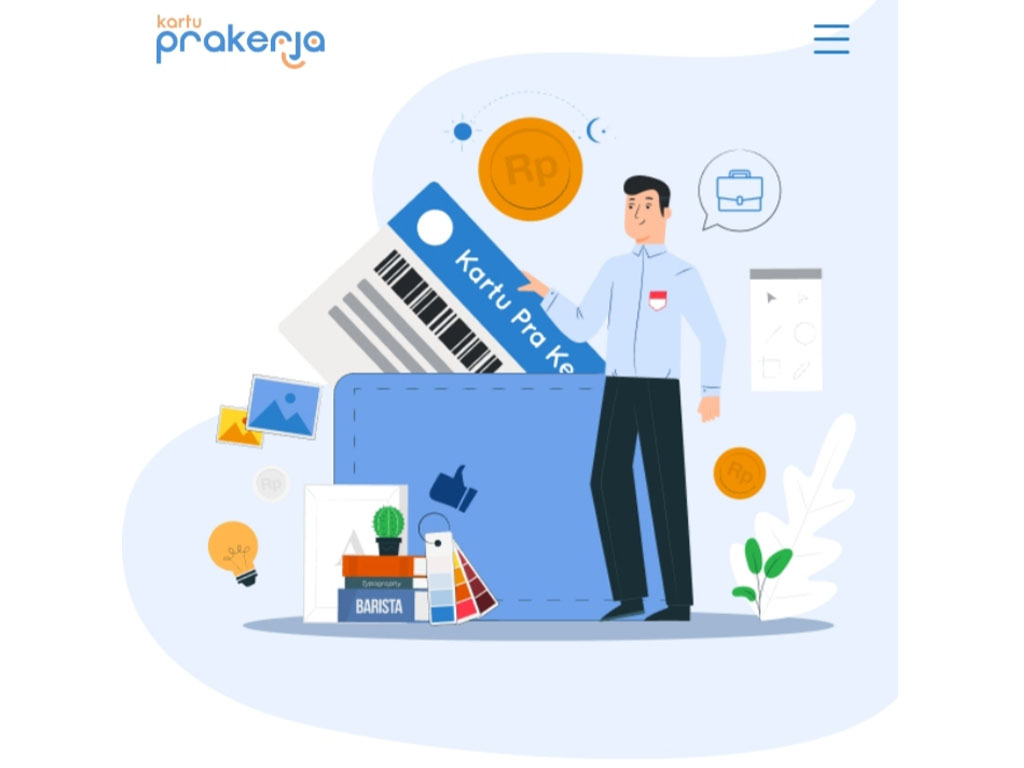 ilustrasi kartu prakerja