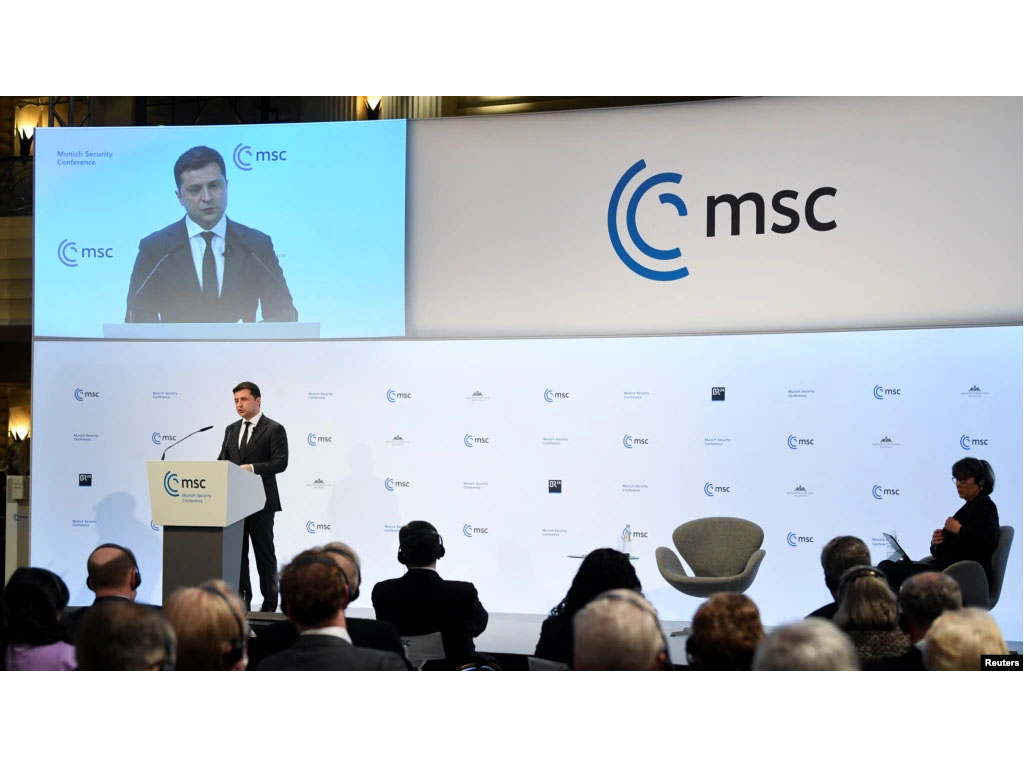 Presiden Ukraina Volodymyr Zelenskiy di jerman