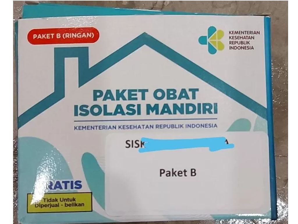 Paket obat dari layanan telemedisin Kemenkes