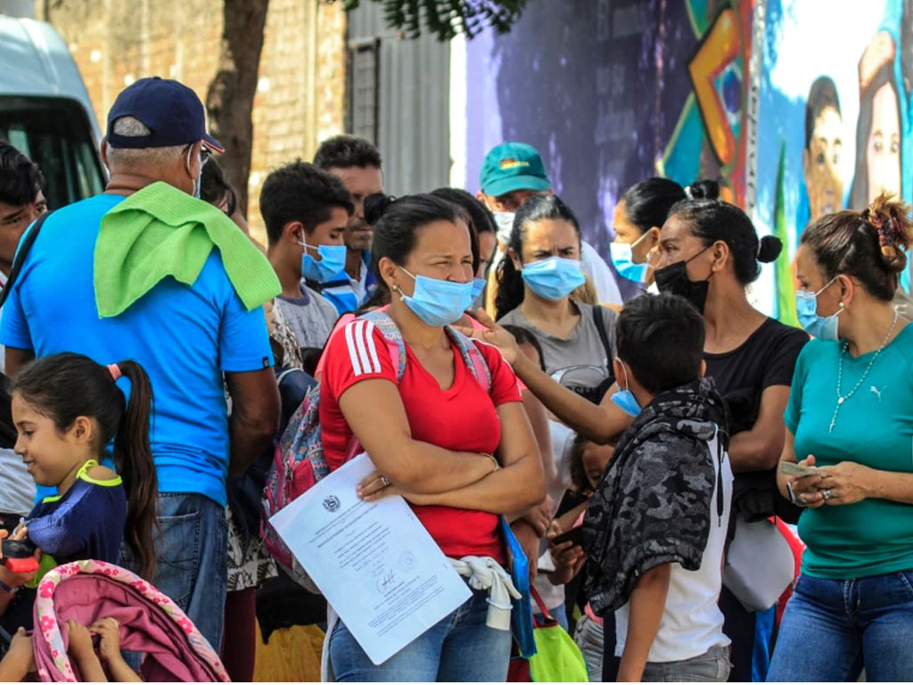 imigran venezuela tunggu giliran vaksinasi covid