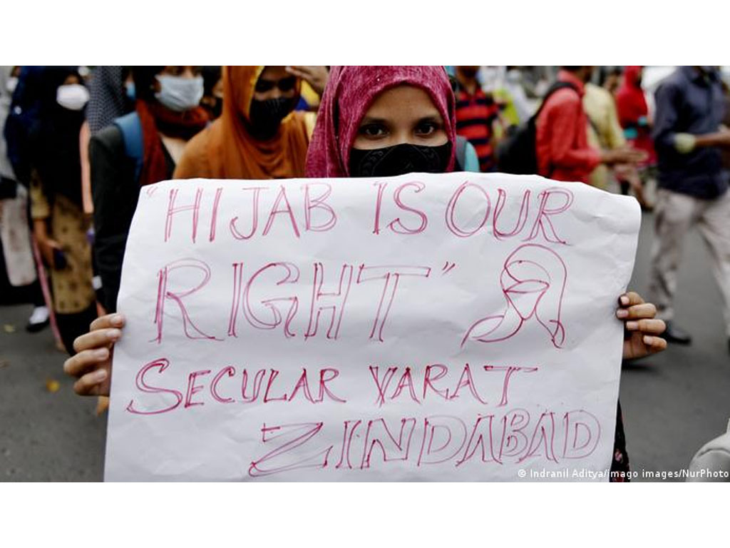 protes hijab di india