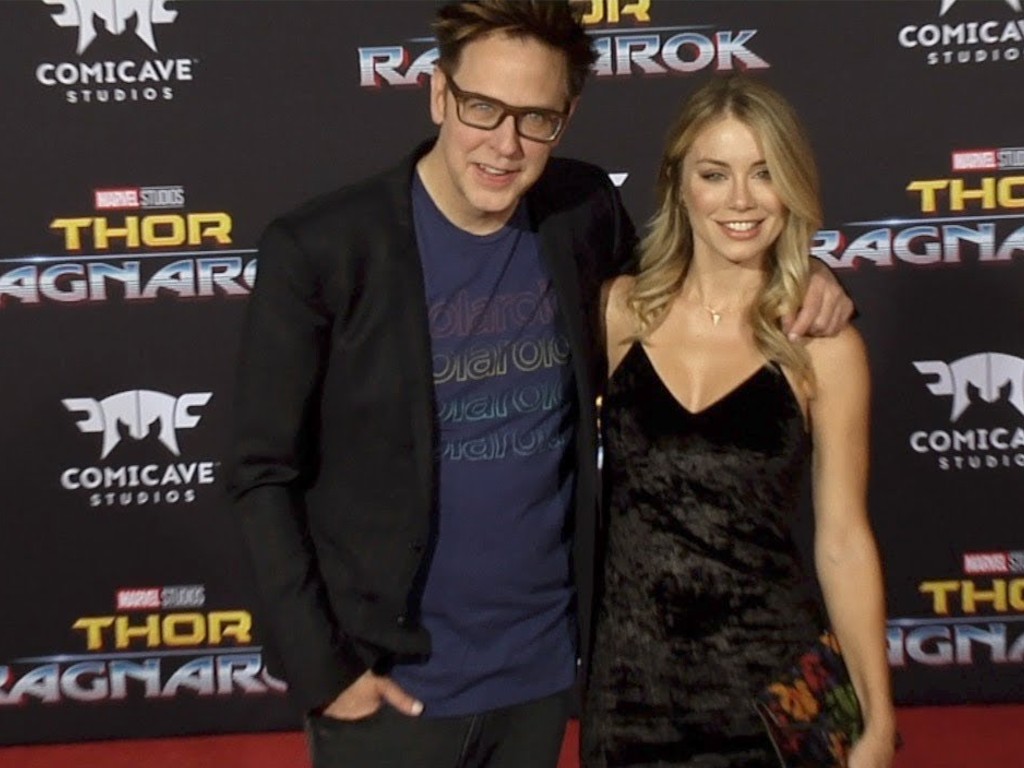 James Gunn dan Jennifer Holland.