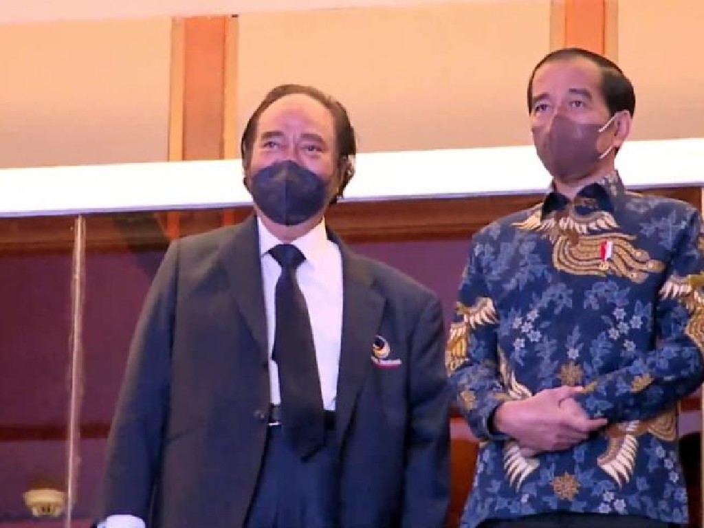 Presiden Jokowi dan Ketua Umum DPP Partai NasDem, Surya Paloh