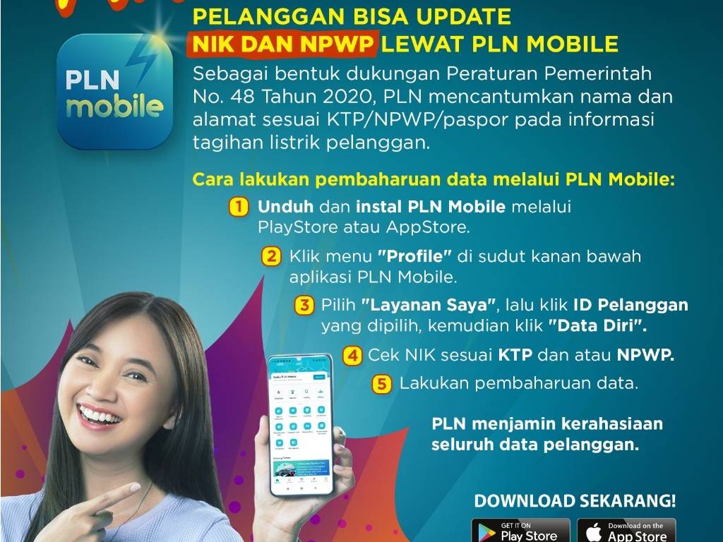 Cara Perbaharui Dara di PLN Mobile