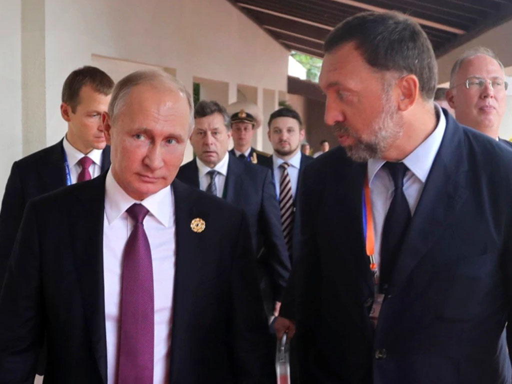 putin dengan Konglomerat Rusia Oleg Deripaska