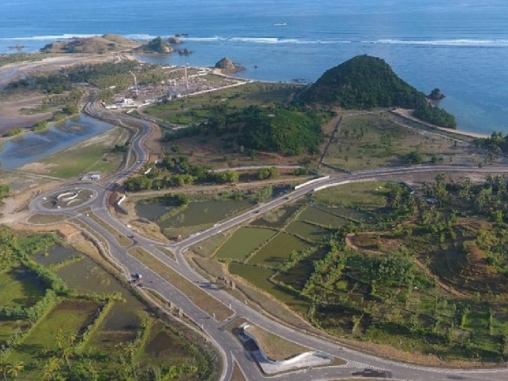 Kawasan wisata Mandalika di NTB