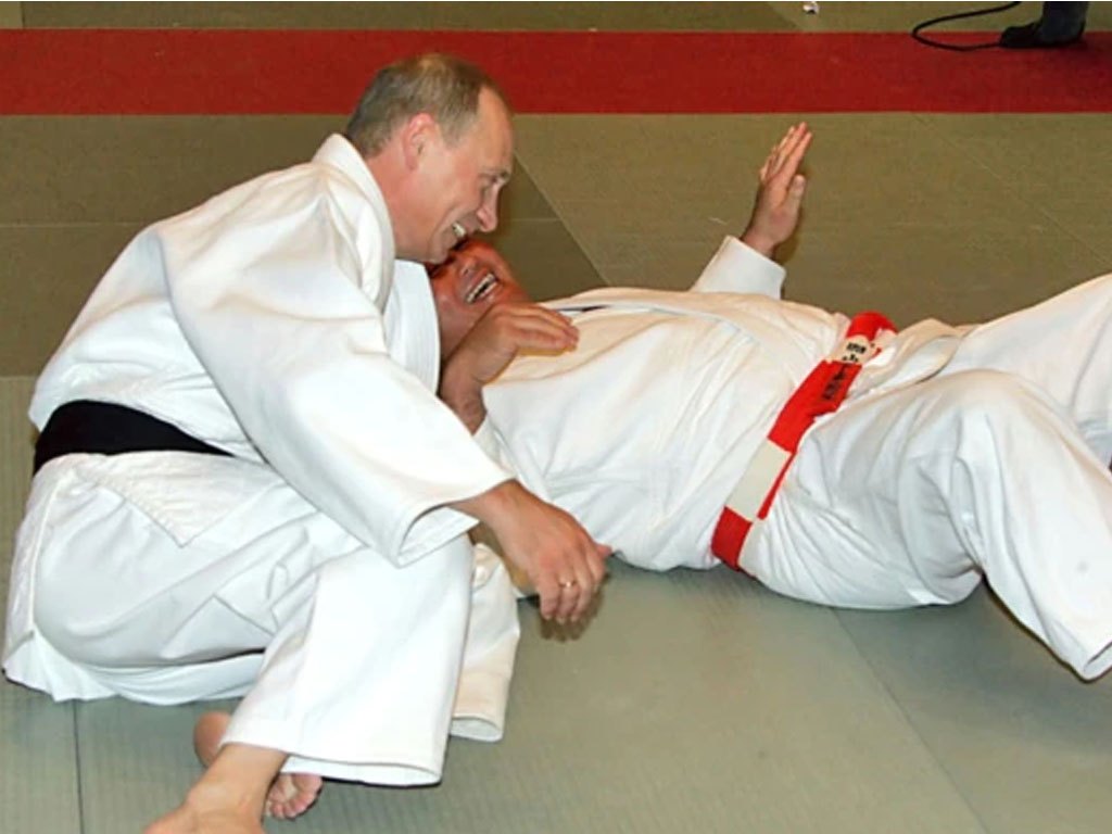 putin dan pelatih judo jepang