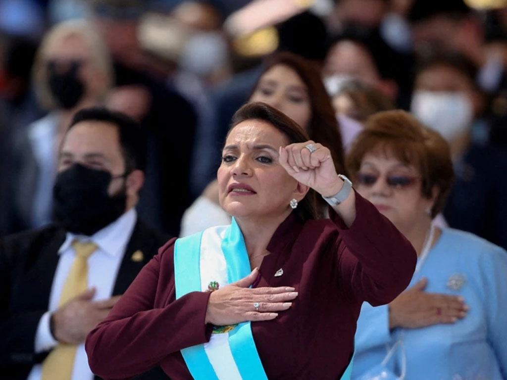 Presiden baru Honduras Xiomara Castro