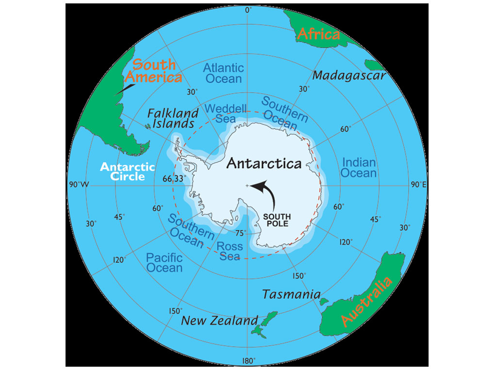 letak antartika